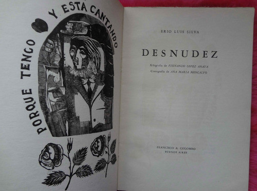 Desnudez De Erio Luis Silva Xilografia Fernando Lopez Anaya 1