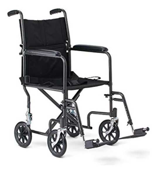 Silla De Ruedas De Transporte De Acero De Medline, Silla De 0