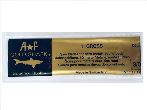 Sierras De Joyero # 3/0 Marca  A*f Gold Shark  (docena) 0 Sierras De Joyero # 3/0 Marca  A*f Gold Shark  (docena) 0