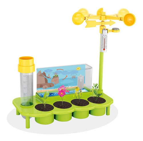 Juego Kit Experimento Estación Meteorologica Niños 0