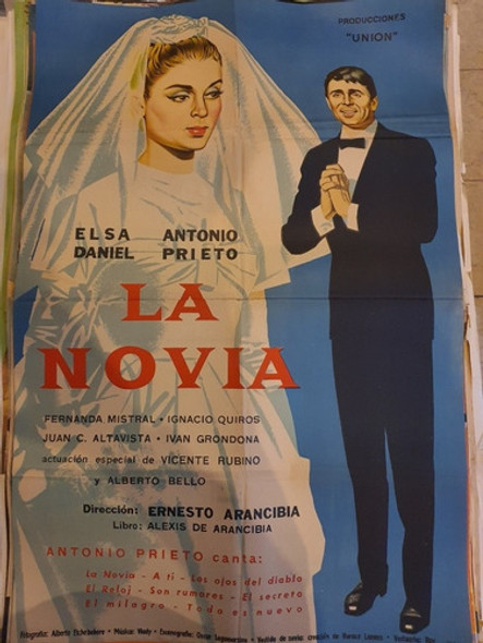 1 Afiche De Cine Antiguo Original-la Novia 514 0 1 Afiche De Cine Antiguo Original-la Novia 514 0