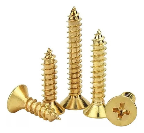 Tornillo Autoperforante 3,5x25 Mm Zincado Amarillo 0