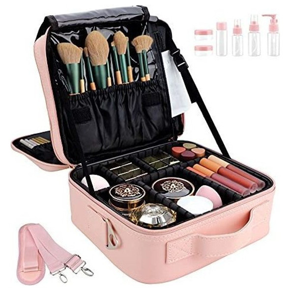 Oewoer Estuche De Maquillaje De Viaje De 10.2 '' Organizador 0