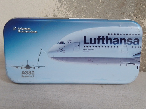 Lata Línea Aérea Alemana Publicidad Colección 0