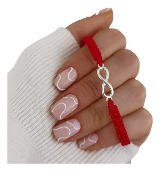 Pulsera Infinito Macrame Plata 925 0