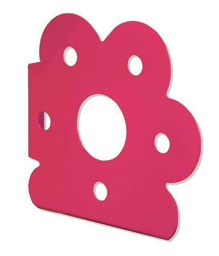 Estante Repisa Infantil Flor Fucsia (kit) 1