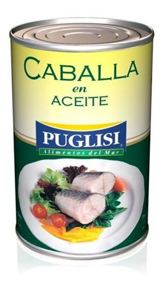Pack X 3 Unid Caballa  Aceite 380 Gr Puglisi Pescaderia 0