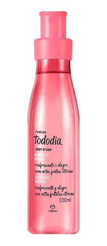Body Splash Acerola E Hibisco 200ml Tododia Natura Vegano 0