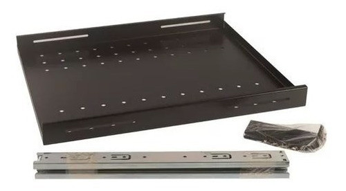 Bandeja Móvel Deslizante Ventilada 1u X 400mm P/ Racks 19' 0