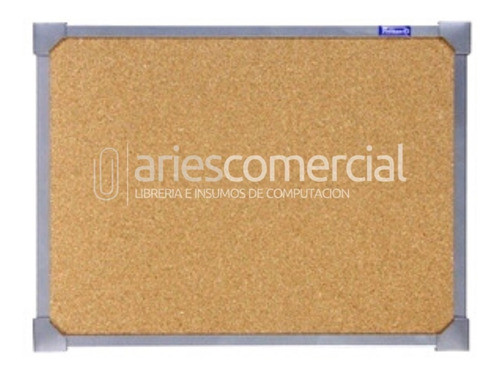 Pizarra De  Corcho 40 X 60cm  Borde Metálico 1
