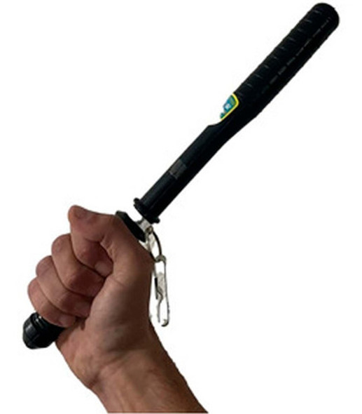 Tonfa Bastón Cachiporra Policial Flexible En Goma 35cm Grana 0