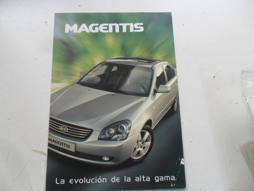 Folleto Kia Magentis Auto Catalogo Auto No Manual 0