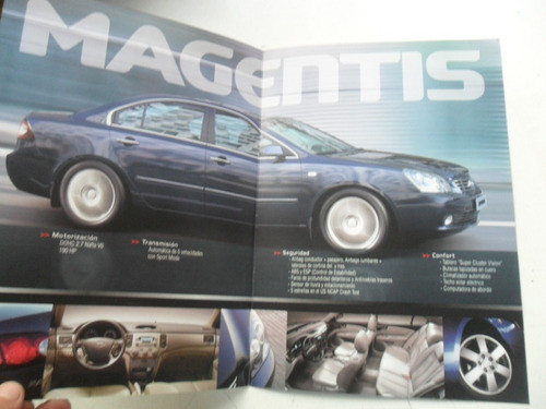 Folleto Kia Magentis Auto Catalogo Auto No Manual 1