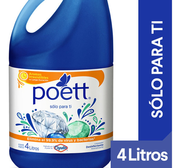 Pack X 12 Unid. Limpiador  Solo Ti 4 Lt Poett Limpiadores P 1