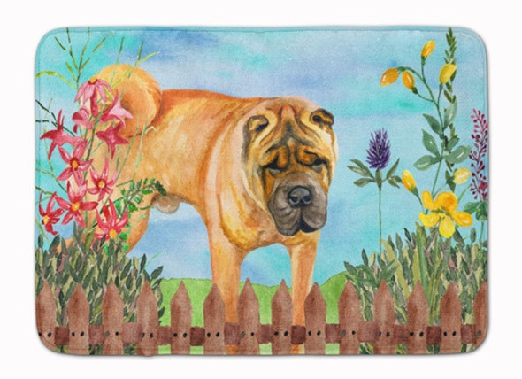 Caroline 's Treasures Shar Pei Primavera Alfombrilla De P 0 Caroline 's Treasures Shar Pei Primavera Alfombrilla De P 0