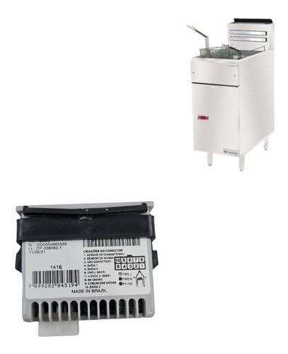 Controlador Inv-78 7808 Para Fritadeira Venâncio Fga19 1