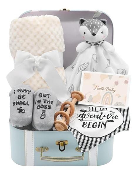 Fvntuey Baby Shower Gifts, Boy Gifts Basket Incluye Manta De 0 Fvntuey Baby Shower Gifts, Boy Gifts Basket Incluye Manta De 0