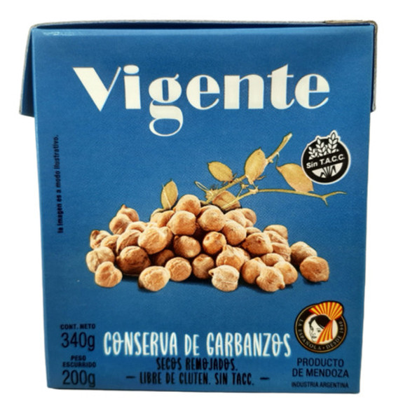 Garbanzos Vigente X 340 Grs | Pack X 6 Unidades 0