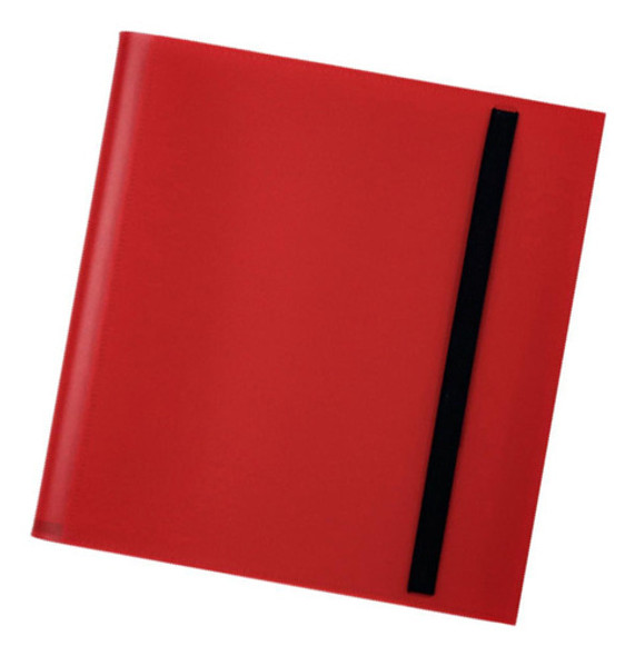 Design De Alça De Fichário De Cartões 480 Álbum Vermelho 0