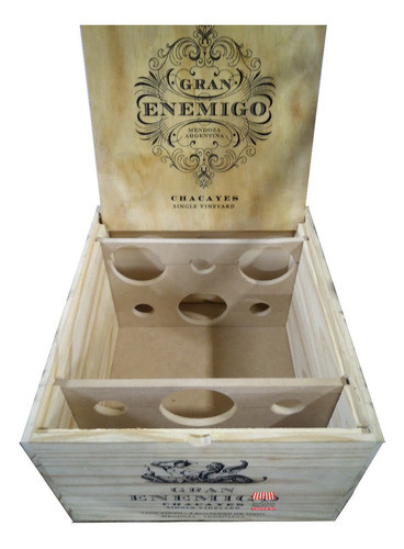 Caja Madera Gran Enemigo Vacia Envio Baztelmo 0