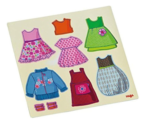 Haba Dressup Doll Lilli Magnetic Game Box 54 Piezas Magnétic 0