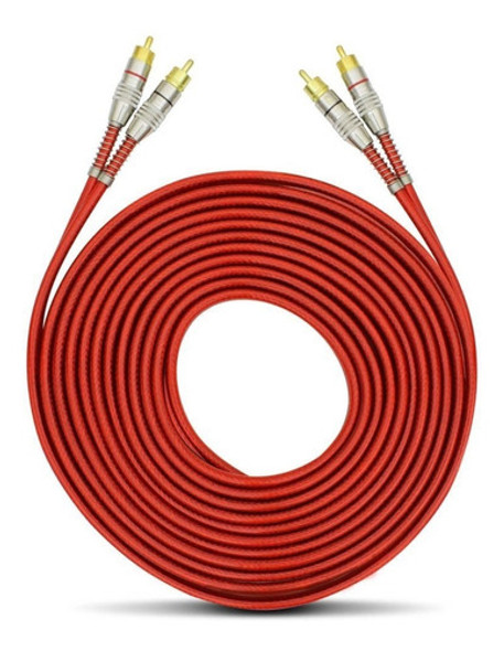 Kit Par Cabo Y Blindado + Rca 5 Metros + Controle Longa Sx2 1