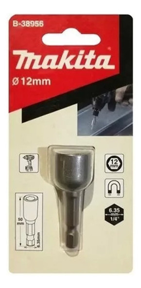 Boquilla Magnetica 12mm Makita B-38956 Enc 1/4 50mm Mkb 0