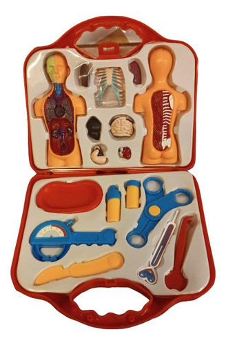 Valija Doctor Cuerpo Humano Para Armar Didactico 1