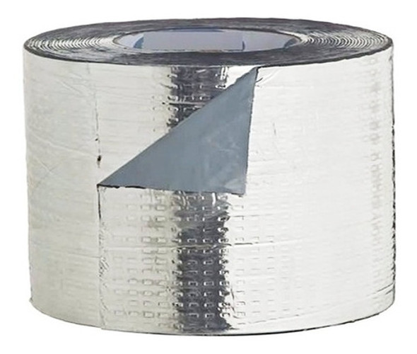 2 Manta Asfaltica Aluminizada 10cmx10m Impermebealiza Telhad 1