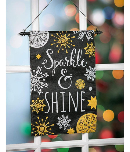 Evergreen Flag Beautiful Black Metal Dowel Garden Flag Perch 1