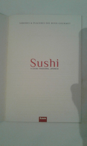 Revista  Sushi Y Cocina Tradicional Japonesa  (lea) 1