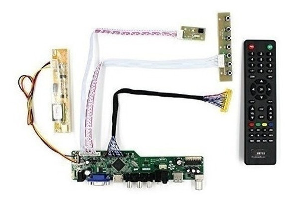 Vsdisplay Hdmivgacvbsusbrfaudio Kit De Controlador De La Pla 0