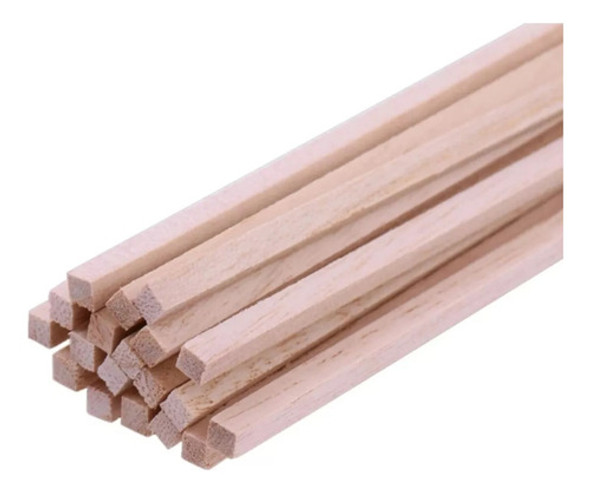 Madera Balsa Varilla Aeromodelismo Etc. 900mm X 6mm X 6mm 1