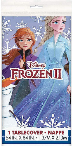 Cubierta De Mesa De Plástico Rectangular Única Disney Frozen 1