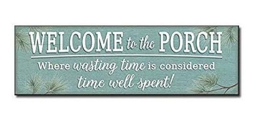 ¡mi Palabra! Bienvenido Al Porche-5  X 16 , Decoracion Dec 0