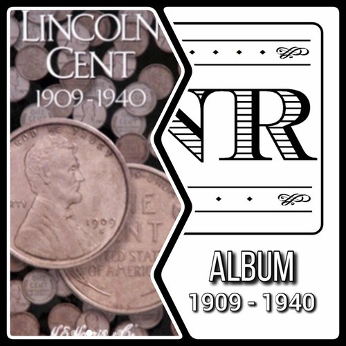 Álbum Monedas Centavos Dolar Eeuu - Usa P Y D - 1909 - 1940 0