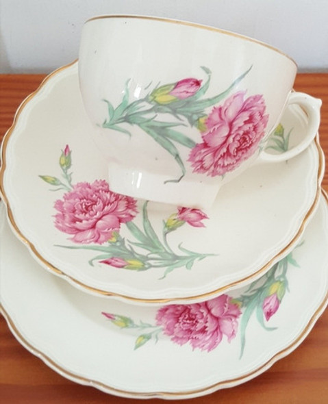 Trío Te Platillos Taza Loza Inglesa Woods Ivory W. 1