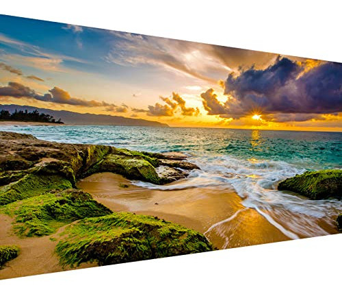 Pintura Por Diamantes Playa (0.40x0.80 Cm) 0