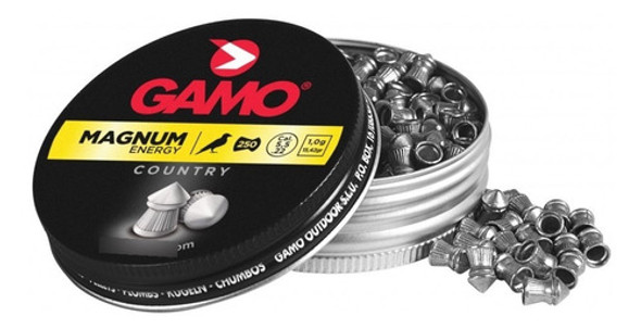 Balines Gamo Magnum 5.5 X250 Aire Comprimido Co2 Nitro Lata 0 Balines Gamo Magnum 5.5 X250 Aire Comprimido Co2 Nitro Lata 0