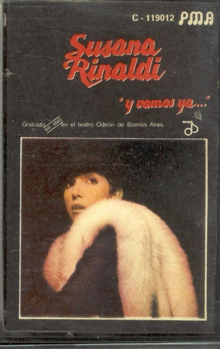 Susana Rinaldi - Y Vamos Ya - Cassette Usado 0