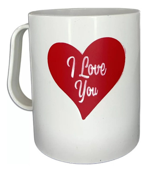 Kit 15 Caneca Plástica 450ml Presente Dia Dos Namorados 1