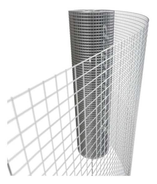 Tejido Metal Electrosoldado 15x15mm 1m 9mts Malla Alambre 0