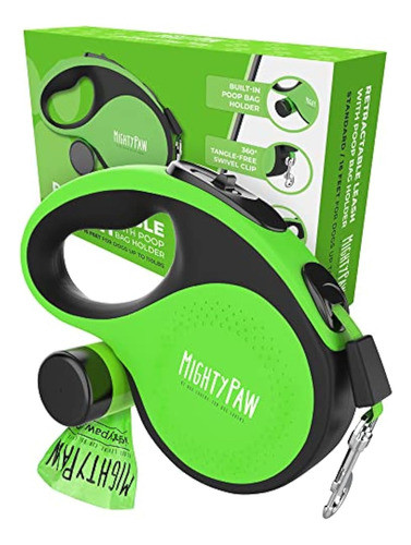 Mighty Paw Correa Retráctil Con Soporte Integrado 0