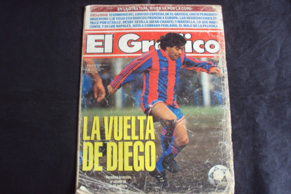 Revista El Grafico # 3798 - Tapa El Regreso De Maradona 0 Revista El Grafico # 3798 - Tapa El Regreso De Maradona 0