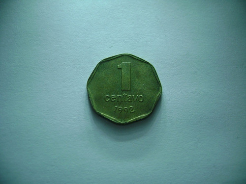 Moneda 1 Centavo Argentina 1992 Menem Convertibilidad Boedo 0