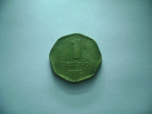 Moneda 1 Centavo Argentina 1992 Menem Convertibilidad Boedo 1