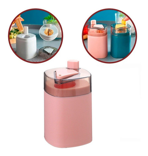 Porta Palillos Escarbadiente Contenedor Palillero Automatico 0