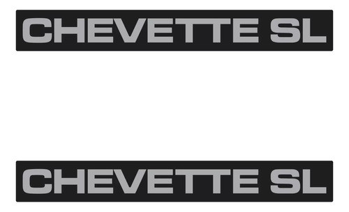 Adesivo Chevrolet Chevette Sl/e Para Friso Lateral Cvt01 Fkc 0