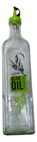 Aceitera En Vidrio 32cm De Altura 750cc C/dispensador Qlux 0