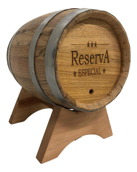 Barril De Madeira Rústica Boa Qualidade Para Cachaça 0